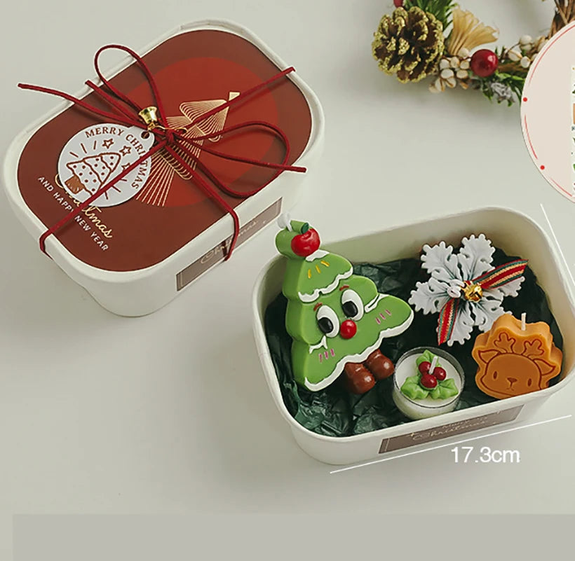 Holiday Soothing Aromatherapy Candle for Festive Season, Cute Collection & Decoration