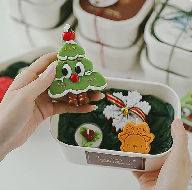 Holiday Soothing Aromatherapy Candle for Festive Season, Cute Collection & Decoration