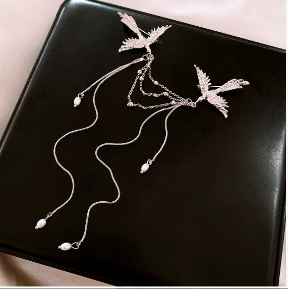 Crystal Tassel Brooch, Luxury Women’s Brooch, Long Tassel Geometry Pin, Meteor Star Brooch, Light Luxury Jewelry Accessories, Sparkling Rhinestone Brooch Pin