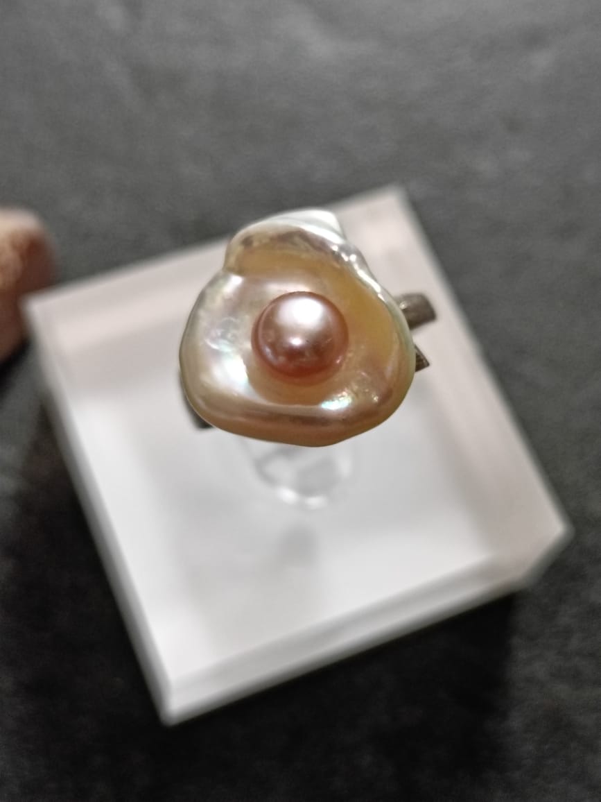 The Sound of The Ocean Pearl Ring