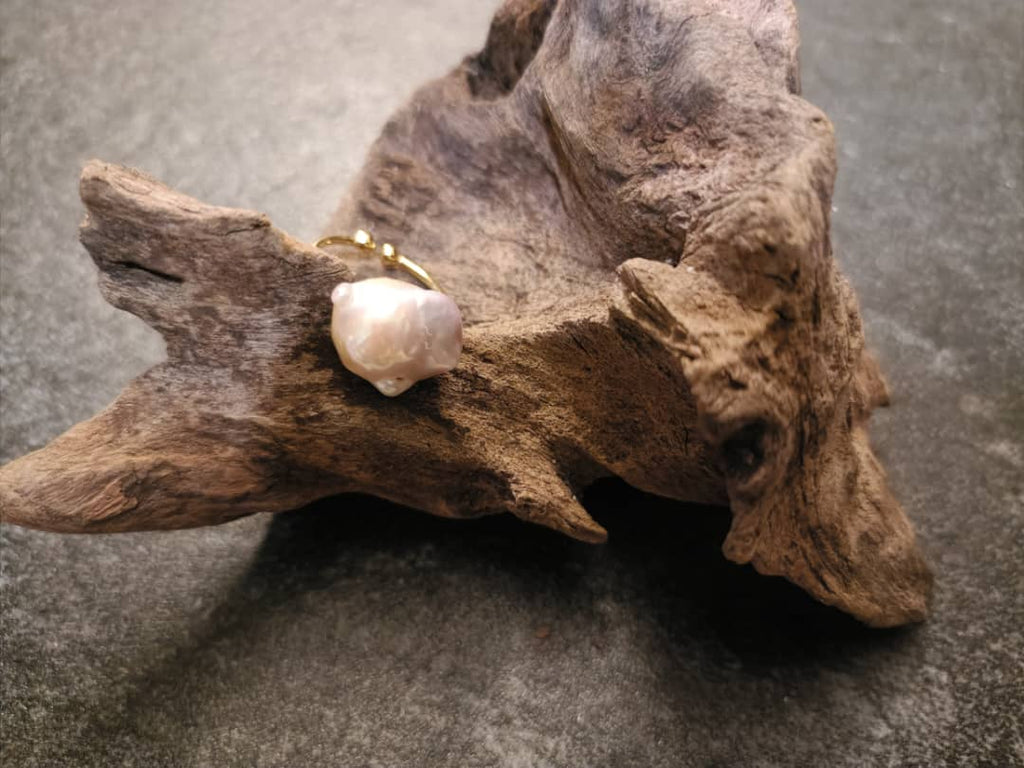 Last Finger Unique Pearl Ring
