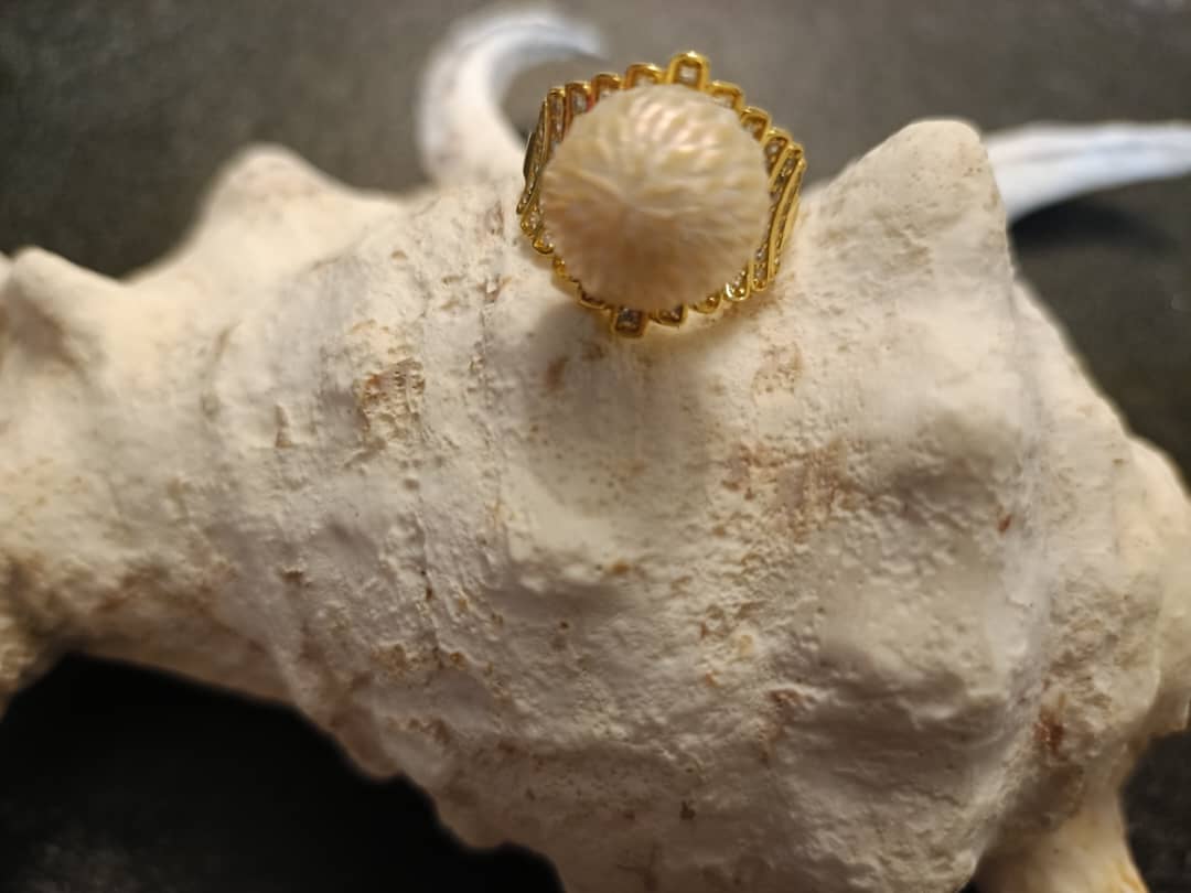 Ocean Drift Pearl Ring