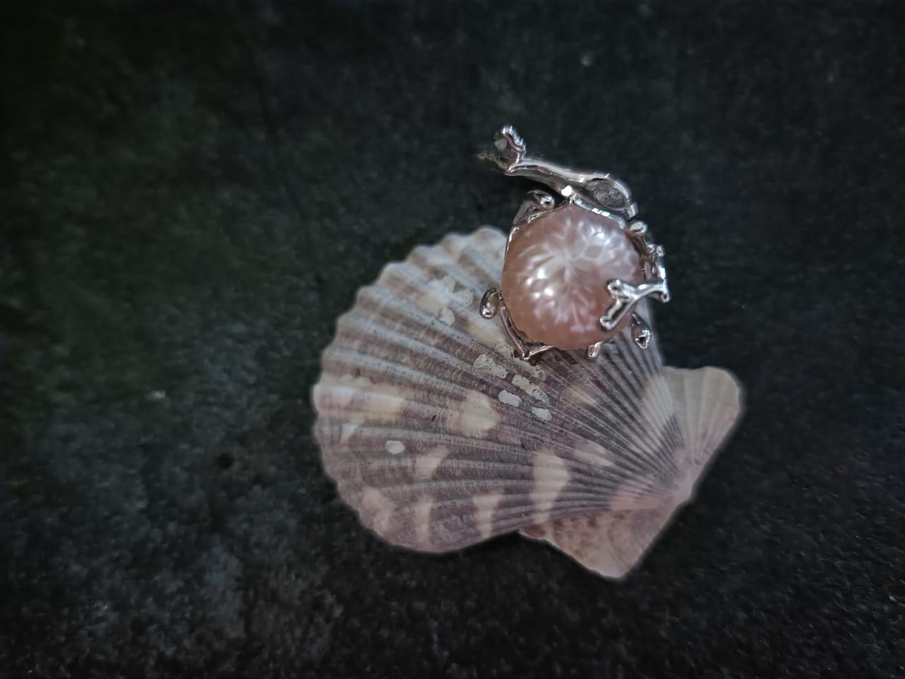 Vintage Empress Pearl Ring