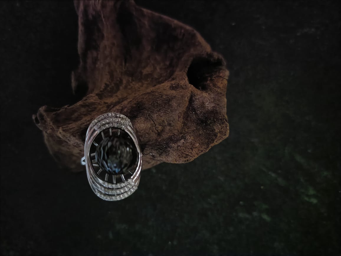 Lady Eleanor Black Pearl Ring