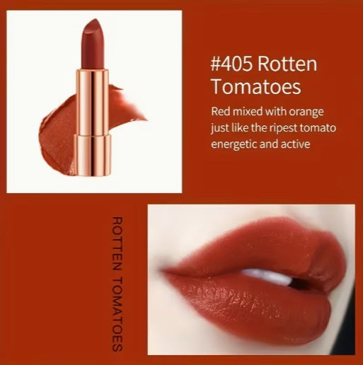 Silver Chain Bag with Velvet Matte Lipstick Set - Long-Lasting, Waterproof & Smudge-Proof Retractable Lipsticks