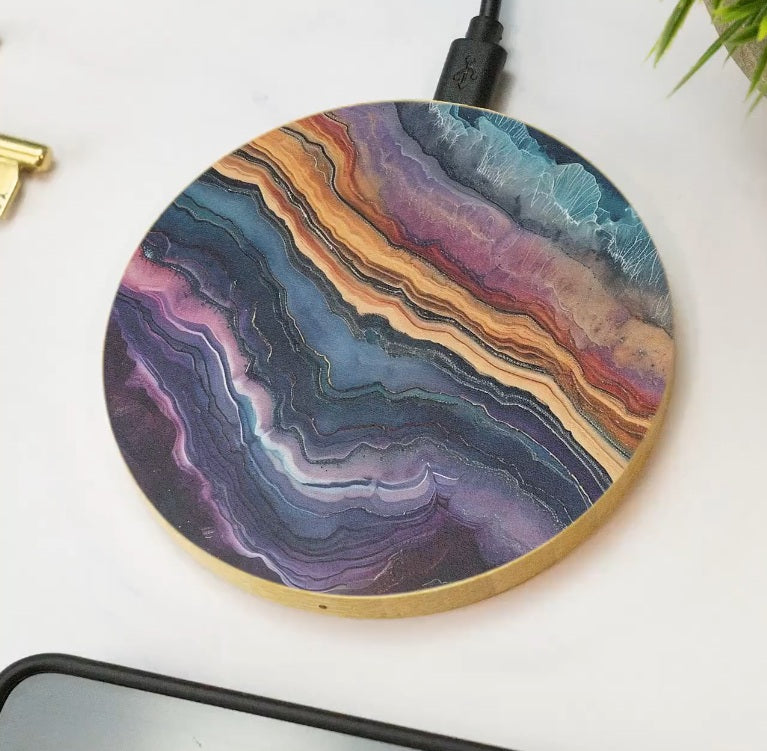 Novelty Eco-Style Smartphone Gift Wireless Charger - Decoration Tech Accessory