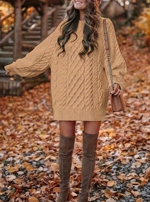 Women’s Winter Sweater – Trendy Directional Knit Pullover for Cozy Cold-Weather Style