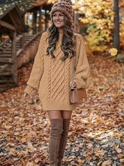 Women’s Winter Sweater – Trendy Directional Knit Pullover for Cozy Cold-Weather Style